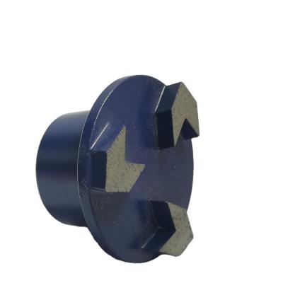 China OEM Diamond Concrete Three Saw Segments Grinding Sockets For Werkmaster Terrazzo for sale