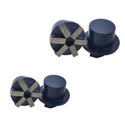 China OEM Six Segments Diamond Grinding Plug Stripper For Removing Floor Coverings for sale