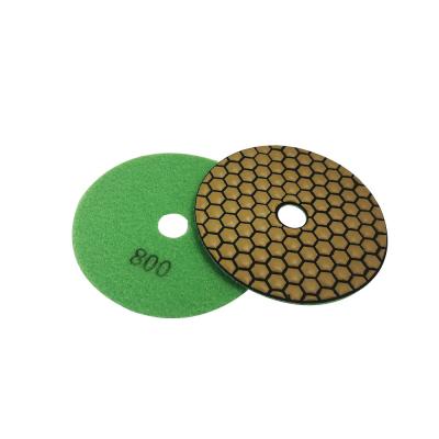 China 4 Inch Professional Concrete Diamond Stone Cheap Dry Polishing Pads For Marble, Ceramic for sale