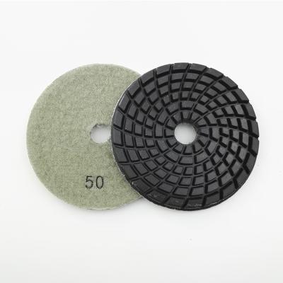 China Eco-friendly Resin Bond Diamond 4inch Disc 250mm Granite 9 Diamond Pad Concrete Sanding Hand Polishing for sale