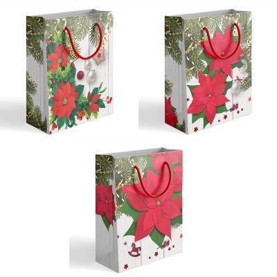 China Wholesale Handmade Biodegradable High Quality Christmas Gift Paper Bag Maker Paper Bag For Party Holidays for sale