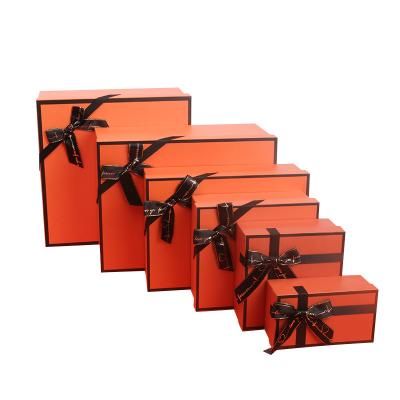 China Custom High Quality Luxury High Quality Gift Packaging (Logo Size Color) Boxes Bow-knot Paper Boxes For Valentine for sale