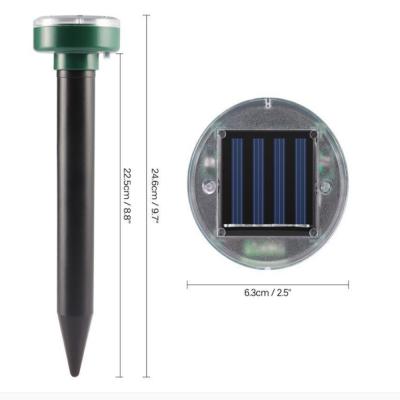 China Desktop Repellent Ultrasonic Animal Repellent With Outdoor Solar Powered Motion Sensor Pest Repeller for sale