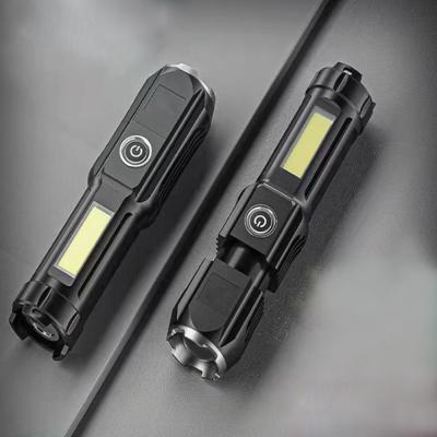 China Camping Multifunctional Rechargeable Safety Powered Cheap Outdoor LED Torch Light Instant Light Flashlight for sale