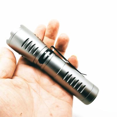 China Camping Aluminum Led Rechargeable 18650 Batteries Handheld Or 3*AAA 10W LED Tactical Flashlight for sale