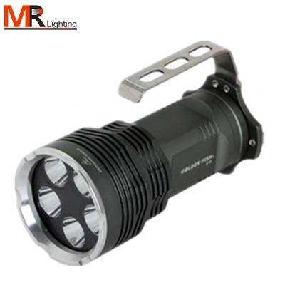 China Aluminum LED Battery Powered Handheld Tactical Aluminum Rechargeable Searchlight for sale