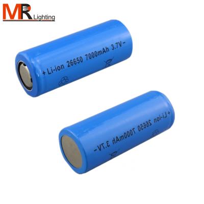 China Toys Lithium Li-ion Li-ion Batteries 3.7V 5000mAh 26650 Rechargeable Battery Cell for sale