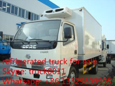 China hot sale dongfeng brand LHD 3tons-5tons cold room truck, high quality and competitive price refrigerated truck for sale for sale