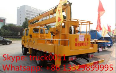 China Hot sale high quality ISUZU 16m overhead working truck, Factory sale Isuzu 4*2 LHD 16m aerial working platform truck for sale