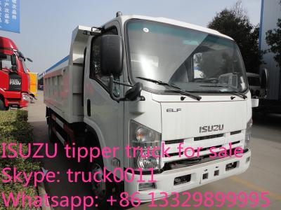 China ISUZU 4*2 6-8ton dump truck for sale, factory sale China cheaper prcie ISUZU brand dump tipprt truck for sale