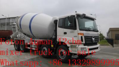 China foton Auman 6x4 12m3 truck mounted Concrete Mixer Drum for sale for sale