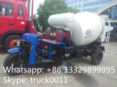 China high quality and best price 1.5cbm 3 wheels concrete mixer truck for sale,factory direct sale mini truck mounted mixer for sale