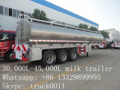 China factory price high quality road milk tank truck for sale, factory direct sale best price CLW stainless steel milk truck for sale