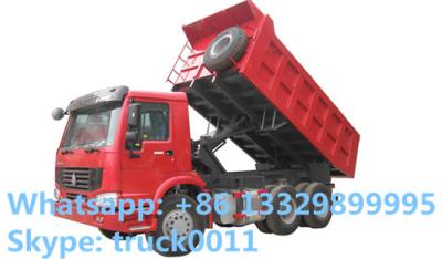 China factory sales SINO TRUK HOWO 6*4 LHD/RHD 30ton 336hp dump truck, hot sale best price HOWO dump tipper truck for stones for sale