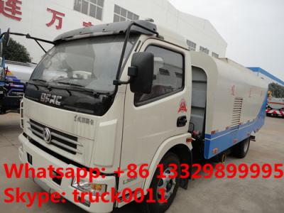 China hot sale best price dongfeng chaochai 120hp diesel road sweeper truck, good price factory sale airport sweeping vehicle for sale