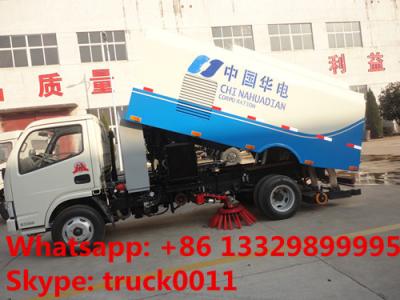 China hot sale best price 4x2 Dust suction vacuum sweeper truck, CLW Brand good price road sweeper truck,road cleaning truck for sale