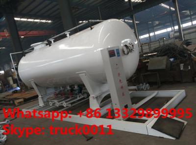 China Hot sale 5metric tons lpg gas tank with refilling system for gas cylidners filling, 5MT skid lpg gas refilling plant for sale