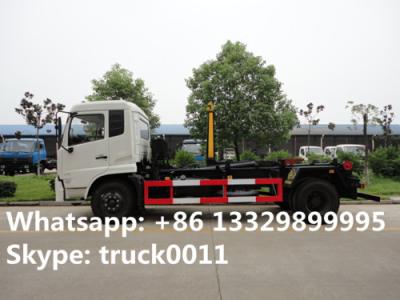 China high quality and competitive price 16tons hook lift garbage truck for sale, 2020s best price dongfeng hook lifting truck for sale