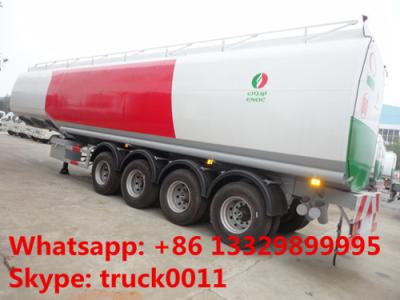 China CLW brand new designing 4 axles 60m3  oil tank trailer for sale, hot sale 4 axles new 60cbm bulk diesel tank trailer for sale