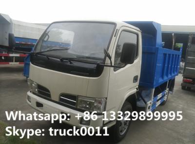 China mini CLW brand 4*4 dump tipper truck for sale, factory direct sale 3-4tons 95hp diesel CLW brand dump tipper truck for sale