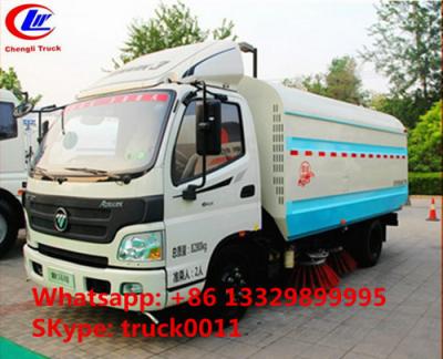 China best price FOTON Aumark LHD/RHD 4*2 Road sweeping truck for sale, hot sale FOTON brand  mini diesel street sweeper truck for sale