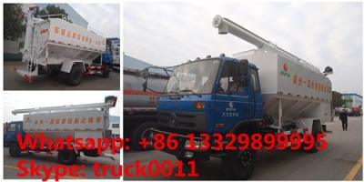 China best seller dongfeng 10-12tons livestock and poultry animal feed delivery truck for sale, bulk feed truck for sale for sale