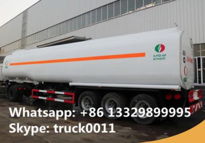 China CLW Brand good price 47000L oil  tanker semi-trailer for sale, factory sale best price 503 fuel tank transported trailer for sale