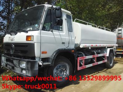 China factory sale Dongfeng 4*2 RHD 15,000Liters water tank truck, best price Dongfeng brand 190hp cistern truck for sale for sale