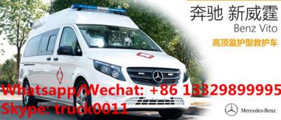 China high quality new BENZ 4*2 gasoline Emergence ambulance Vehicles, 2017s best seller gasoline ICU ambulance for sale for sale