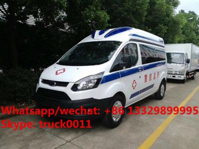 China 2020 new best seller  Euro 5 diesel emergency ambulance bus for sale, factory sale best price ICU ambulance vehicle for sale