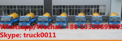 China Factory customized high quality and lower price JAC 4*2 LHD 5m3 vacuum tank truck for sale, sludge tank truck  for sale for sale