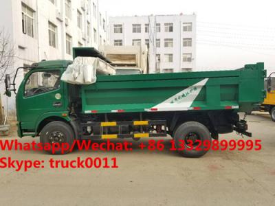 China dongfeng 6 wheel dump truck with tarp cover Specifications of dongfeng 6 wheel dump truck/ tipper truck with tarp cover for sale