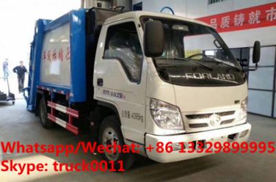 China best price FORLAND 4x2 RHD/LHD smallest garbage compactor/rubbish collecting vehicles for sale, refuse garbage truck for sale