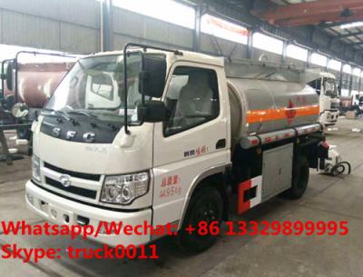 China China wholesale cheapest price mini 2,000Liters Shifeng Brand 4*2 LHD fuel tank truck, smallest oil tank vehicle for sale