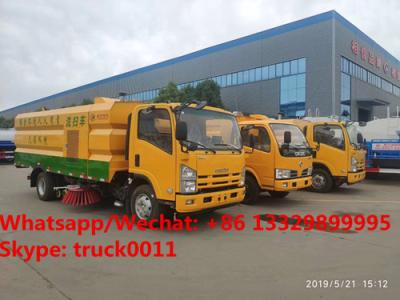 China HOT SALE! new ISUZU Brand road washing sweeper vehicle for sale, Best price ISUZU diesel street sweeping truck for sale for sale