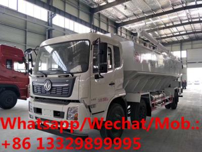 China customized dongfeng tianjin 6*2 2450hp diesel Euro 5 30cbm 15tons hydraulic system discharging bulk feed truck for sale for sale