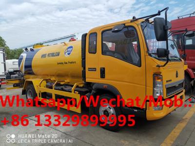 China 2020s factory sale best price HOWO 8,000Liters lpg gas filling truck for sale, HOT SALE! 8cbm lpg gas dispensing truck for sale