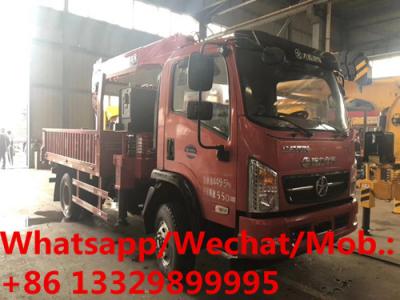 China new brand dayun 2tons mini cargo truck with crane for sale, high quality and best price telescopi crane boom on truck for sale