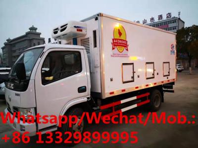 China customized dongfeng RHD 90hp day old chicks transported truck, baby chick truck for sale (20,000 chicks) for TANZANIA, for sale