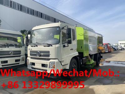 China new dongfeng dry-type street sweeper for sale, best price new designed road sweeping truck for sale for sale