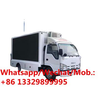 China cheaper price ISUZU 4x2 Digital LED Advertising Truck for Sale, HOT SALE! good quality mobile outdoor LED screen truck for sale