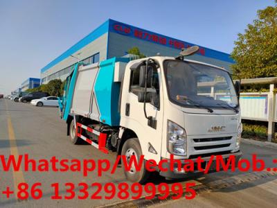 China HOT SALE! JMC brand 4*2 LHD kaiyun brand 152hp Euro 6 diesel 7cbm garbage compactor truck, wastes collecting vehicle for sale