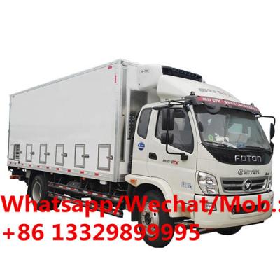 China FOTON Brand 4*2 LHD 45000 day old  chick transported van truck for sale, Best price livestock poultry refrigerated truck for sale