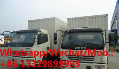 China Hot Selling customized  Dongfeng New 6-7T RHD 4x2 Van Box Cargo Truck for TANZANIA, good price cargo van truck for sale for sale