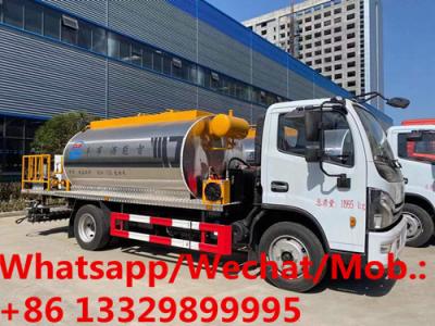 China Customized dongfeng 4*2 LHD 4cbm intelliegent type asphalt distributing vehicle for sale, bitumen tanker spreading truck for sale