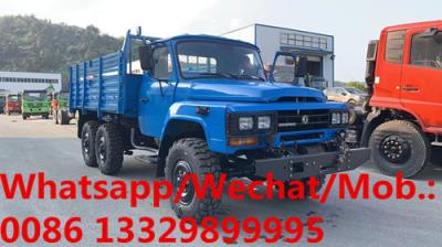 China Dongfeng 6*6 long head off road military cargo truck, dongfeng cross-road carrier, off road transported vehicle for sale