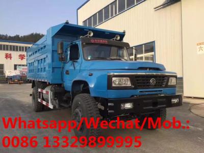 China Customized dongfeng long head 140 8T off-road mine-use dump truck for sale,cheaper all wheels drive mine-use tipper for sale