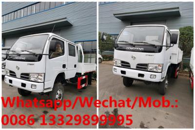 China HOT SALE! dongfeng double cabs 4*4 AWD cargo truck for sale, good price 4T cargo pickup lorry vehicle for sale for sale