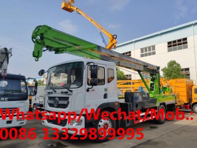 China Customized Dongfeng D9 4*2 LHD diesel 20m aerial working platform truck for Phillipines, good price new hydraulic bucket for sale