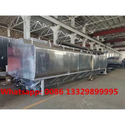 China Good price customized Light Duty 30 cbm 15T Aluminum alloy material Bulk Feed Tank Truck Body for sale, for sale